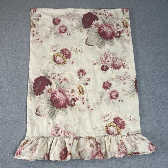 Waverly Garden Room Norfolk Rose Standard Pillow Case Cottage Farm Chic USA - Picture 1 of 4